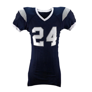 Tenue de football américain : Maillot et pantalon camouflage, kit sportif à col en V, manches courtes, anti-humidité, logo avant, pour les matchs de ligue - Product Image 5