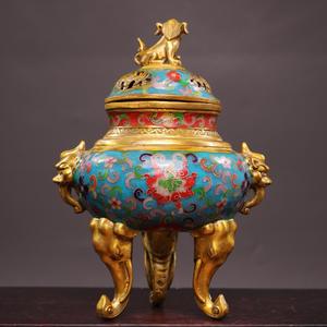 Quemador de Incienso de Latón Real Colorido para Decoración Religiosa del Hogar, Difusor de Aroma Natural - Product Image 5