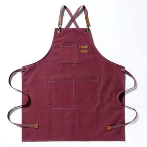 Tablier de travail promotionnel en toile avec logo personnalisé Tablier de cuisine imperméable pour restaurant Tablier de jardin avec logo personnalisé - Product Image 1