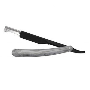 Maquinillas de afeitar de peluquero con mango de plástico aceptable OEM, hechas rectas con maquinillas de afeitar de acero inoxidable para quitar el pelo - Product Image 4