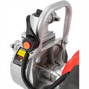 Bomba de agua moderna de 42.5 CC autocebante para jardín, portátil, de 1 pulgada, para agua sucia, con capacidad para gasolina, de 2 tiempos, color rojo plateado, para agua sucia - Product Image 1