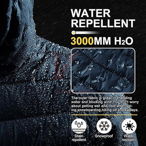 Fabricant OEM Vestes légères à capuche pour hommes Manteau chaud et résistant à l'eau avec conception personnalisée, sérigraphie - Product Image 5