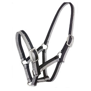 Best-Selling Western Saddle Style Nylon Horse <b>Halter</b> with Leather Strap Custom Private Label Horse Products - Product Image 4
