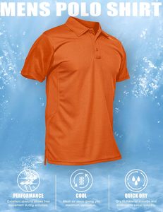 Prix d'usine OEM Polos décontractés pour hommes de haute qualité Séchage rapide Respirant Broderie en vrac pour Polo personnalisé - Product Image 4