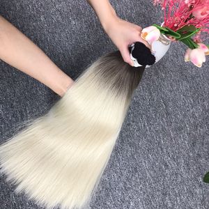 ผมต่อผมแท้เกรดเวียดนาม100% ผมสีออมเบรแบบตรง - Product Image 1