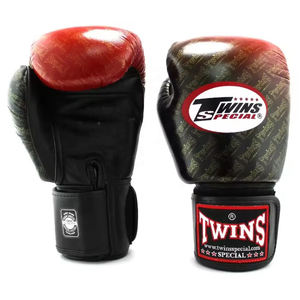 Gants de boxe en cuir jumeaux personnalisés en gros OEM, dernier design, personnalisez votre propre logo, vêtements d'entraînement, gants de boxe - Product Image 2