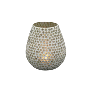 Blue Color Mosaic Glass <b>Hurricane</b> Holder Multiple Color <b>Candle</b> Holder Decorative <b>Hurricane</b> Traditional Mosaic <b>Hurricane</b> - Product Image 2