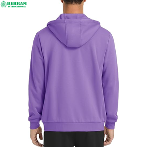 Sweat-shirts et sweats à capuche zippés personnalisés en molleton 100 % coton, respirants, à séchage rapide, pour l'hiver, style streetwear, unisexe, vente en gros - Product Image 5
