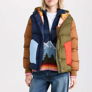 Veste matelassée pour femme d'hiver, douce au toucher, respirante, coupe-vent, écologique, look décontracté, haute qualité, nylon/polyester - Product Image 5