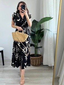 Vestido bohemio de algodón indio hecho a mano con estampado Floral de verano, ropa de fiesta informal con estilo, regalo personalizado para mujer, dulce Natural - Product Image 3