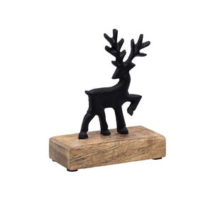 กวางเรนเดียร์โลหะรูปกวางตกแต่งบ้านทันสมัยสำหรับตกแต่งสวนและบ้านผู้ผลิตขายส่งและผู้ส่งออกจากอินเดีย - Product Image 6
