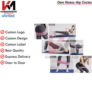 Bandas Elásticas de Fitness Antideslizantes, Círculo de Pilates para Glúteos y Muslos, Bandas Elásticas Portátiles para Gimnasio, Yoga, Entrenamiento de Resistencia - Product Image 6