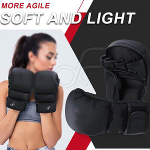 Guantes de MMA de Marca, para Entrenamiento y Competencia, de Cuero, Guantes de Boxeo Juveniles de Alta Calidad - Product Image 4