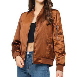 Nouveau style de blouson bombardier léger pour femmes Bomber pour femmes sur mesure blouson bombardier pour femmes quantité minimale de commande bas - Product Image 6