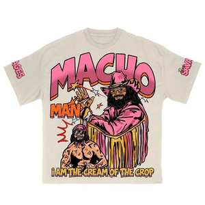 เสื้อยืดสำหรับผู้ชายเสื้อยืดไหล่ตกไซส์ใหญ่ - Product Image 1