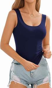 Custom Women's Knitted Tank <b>Top</b> for Gym Fitness Summer Athletic <b>Racer</b> Back Design Personalized Fitness Tank <b>Top</b> - Product Image 5