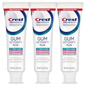 Pasta Dental Crest Pro-Health Gum Detoxify Plus, 4.5 oz, Paquete de 3 - Product Image 5