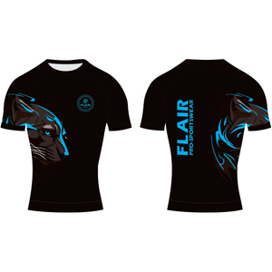 Rashguard de BJJ en nylon durable personnalisé, long, protection UV, anti-UV, compression respirante et confortable - Product Image 2