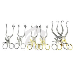 Retractores quirúrgicos de alta calidad, juego de 6 uds., cirugía Dental médica profesional de acero inoxidable, instrumentos médicos duraderos reutilizables - Product Image 1