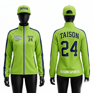 Premium polyester spandex 280 GSM lacrosse <b>Jacket</b> teal white contrast panel design sublimation print custom logo embroidery nam - Product Image 3