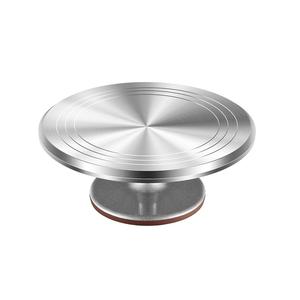 Présentoir à gâteaux en métal de qualité supérieure avec base solide et finition métallique élégante pour les mariages de boulangeries et les événements haut de gamme - Product Image 1