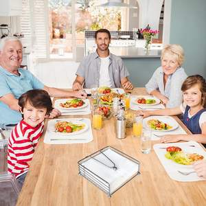 Porte-serviettes de table artistique, conçu pour les fêtes de mariage, les réceptions à domicile, les tables et les décorations de célébrations saisonnières en gros - Product Image 6