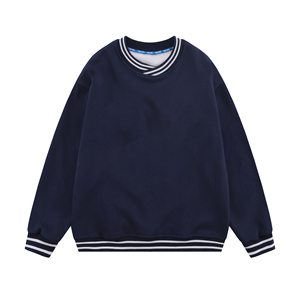 Sudadera Personalizada de Alta Calidad, Suave, 100% Algodón, Gruesa, Cuello Redondo, Talla Grande, 400 g/m², Felpa Francesa Acanalada para Hombre - Product Image 4