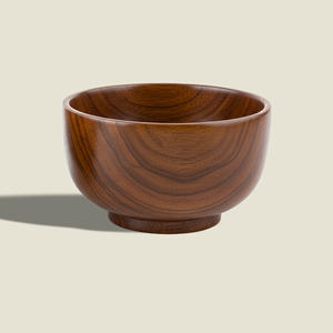 Ensemble de 2 bols de service contemporains en bois d'acacia-Vaisselle de fête écologique et durable et économique - Product Image 6