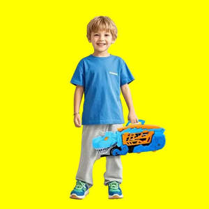 Camion transporteur de dinosaures, modèle personnalisable avec logo, en plastique ABS, ensemble de jeu pour garçons, cadeau pour enfants, jouet pour enfants - Product Image 3