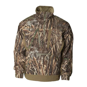 Veste de chasse softshell imperméable, tactique, motif uni, col montant, logo frontal, pour la chasse au cerf et le repérage professionnels - Product Image 4