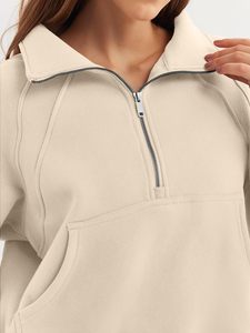 Hot Selling Simple Style Girls Hoodie <b>Sweatshirt</b> Long Sleeve Breathable Design Stand Collar Custom Logo Front for Winter Season - Product Image 6