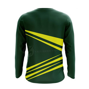 Camiseta de Cricket al por Mayor, Ropa Deportiva Personalizada, 100% Poliéster Transpirable, Talla Grande, Camiseta de Entrenamiento, Ropa para Exteriores - Product Image 4