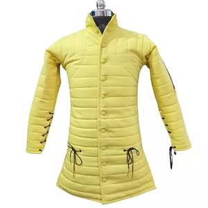 Abrigo Gambeson Medieval de Algodón Hecho a Mano, Talla XL, Acolchado Grueso, Armadura de Invierno, Diseño Cómodo, Cuello Mandarín para Mujer, para Reenactment - Product Image 2