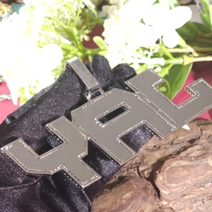 Collar con Colgante de Nombre Personalizado de Hip Hop, Totalmente Engastado con Diamantes de Moissanita VVS, Plata 925, Cadena Cubana para Hombre, Moda - Product Image 5