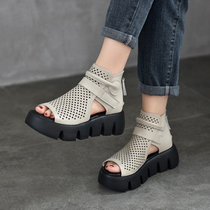 Baskets compensées décontractées à semelle épaisse pour femme, idéales pour la marche quotidienne, le bureau et un style tendance - Product Image 2