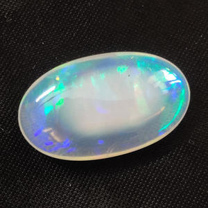 ธรรมชาติโอปอลเอธิโอเปีย22X12มม. Cabochon รูปไข่7.9 Cts ของแท้โอปอล Cab สำหรับเครื่องประดับที่เต็มไปด้วยไฟสีขาวโอปอลอัญมณี Cab - Product Image 4