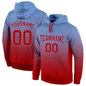 Sudadera con capucha deportiva ligera personalizada de alta calidad Sudadera con capucha con estampado degradado Disponible en todos los colores impresión por sublimación - Product Image 1