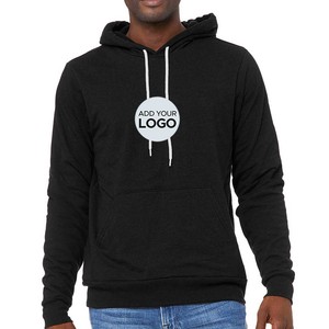 Sweat-shirt à capuche en polaire lourd personnalisé pour homme avec broderie et impression numérique - Product Image 3