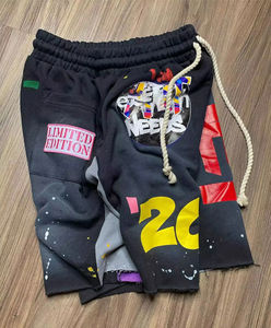 Pantalones Cortos Deportivos para Hombre, 100% Algodón, Estilo Urbano, Ecológicos, con Cordón Ajustable, Gruesos y Resistentes, Fabricante OEM - Product Image 6