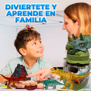 Barca a Forma di Testa di Dinosauro con Proiettore di Giocattoli per Bambini - Product Image 2