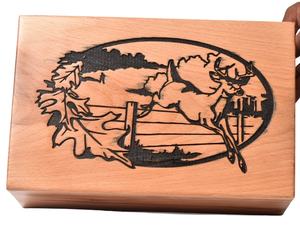 กล่องเผาศพไม้บีชสําหรับเถ้ามนุษย์ Dear Tree โกศส่วนบุคคลสําหรับสัตว์เลี้ยงงานฝังมือ - Product Image 3