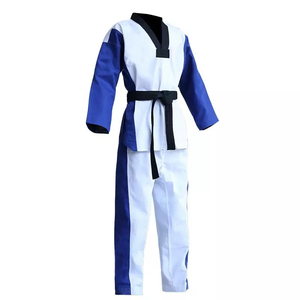 Uniformes de Taekwondo de Color Sólido, Precio al por Mayor, Personalizables, Transpirables, con Logotipo Impreso, Unisex, para Adultos, en Oferta - Product Image 3