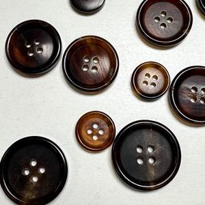 Natural Wholesale Buffalo Horn Finished Button Finished Colorful for Clothing <b>Accessories</b> High Quality - Product Image 2