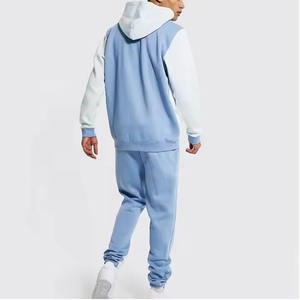 ชุดวอร์มสองชิ้นสำหรับผู้ชายผ้าคอตตอนเนื้อนุ่มผ้าคอตตอนเนื้อนุ่มหนา450 GSM - Product Image 3