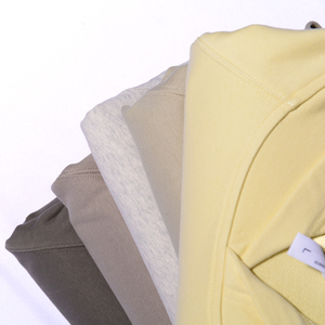 ชุดเสื้อฮู้ดผ้าฝ้าย80% สำหรับผู้ชายชุดมีฮู้ดพิมพ์ลายพัฟธรรมดาสำหรับทั้งชายและหญิงฉลากตามสั่ง - Product Image 4