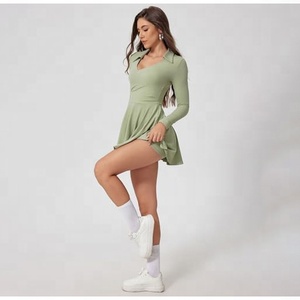 Ensemble de tenue de tennis OEM respirant et léger, composé d'un haut et d'un short-jupe, vêtements de sport professionnels - Product Image 5