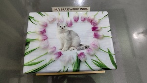 High Quality American Style <b>Wooden</b> Cremation <b>Urns</b> <b>for</b> Pet <b>Ashes</b> Direct Factory Bulk Wood Pet <b>Urn</b> from Brassworld India - Product Image 5