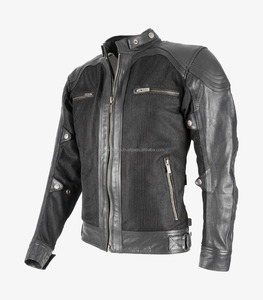 100% veste de moto en cuir de vachette et maille pour hommes nouveau Design veste de motard coupe-vent de Boomletcorp Sportswear - Product Image 4