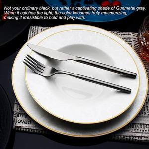 Ensemble de couverts de table en acier inoxydable de style royal de haute qualité pour cadeaux, qualité alimentaire, durable et abordable - Product Image 4