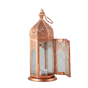 Lanterne en métal à décor de table très vendue Lanterne en métal au design de luxe au prix de gros - Product Image 5